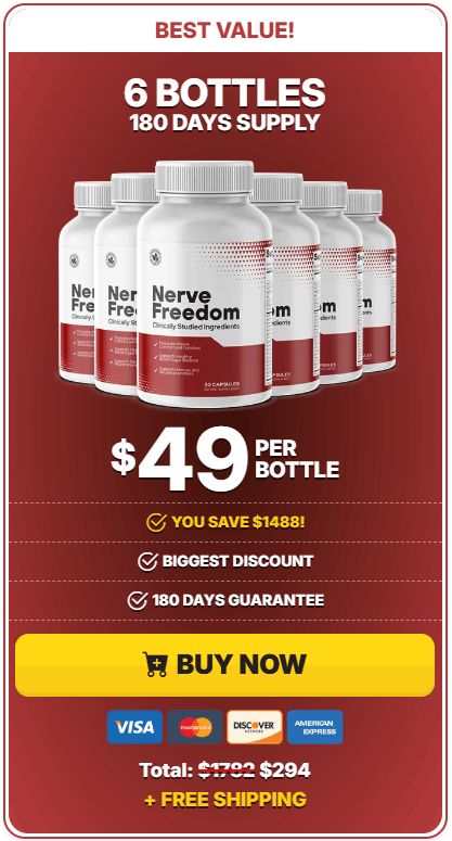 Buy NerveFreedom 6 Bottle